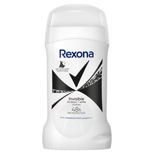 Rexona stift 50ml Invisible B&W