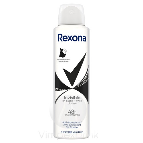 Rexona deo 150ml Invisilbe B&W