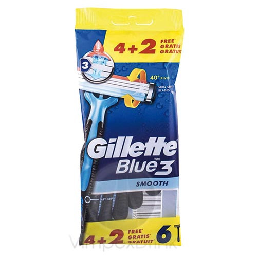 Gillette Blue3  4+2 db  eldobható borotva