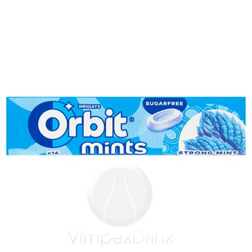 Orbit Strong Mint cukorka 28g /24/