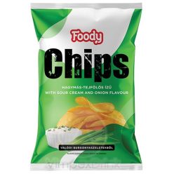 FOODY hagymás-tejfölős Chips 75g /25/