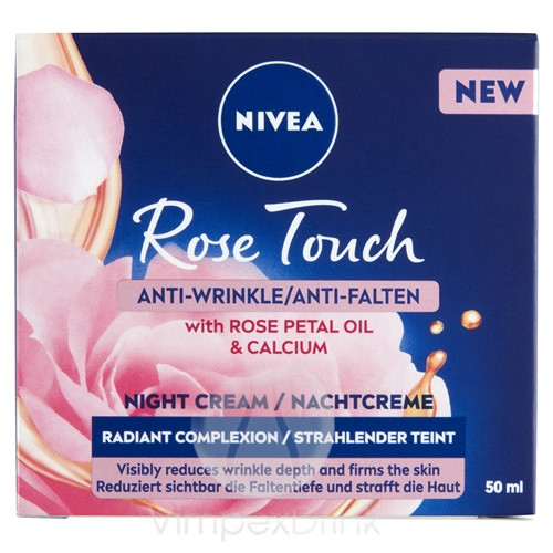 Nivea arckrém 50ml RoseT. Ránct. Éjsz.