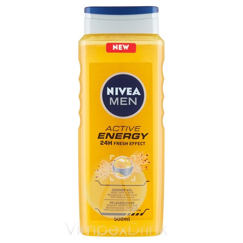 Nivea Men tusfürdő 500ml Active Energy