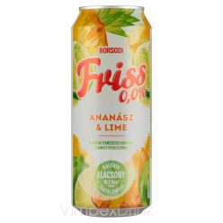 Borsodi Friss Ananász-Lime 0,0% DOB 0,5l