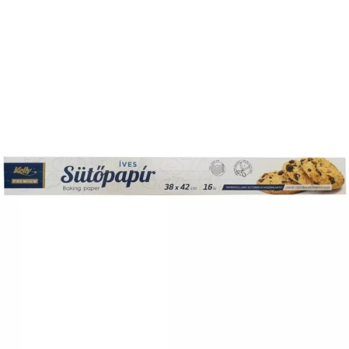 Kelly Prém.szilikonos sütőpapír íves 16ív