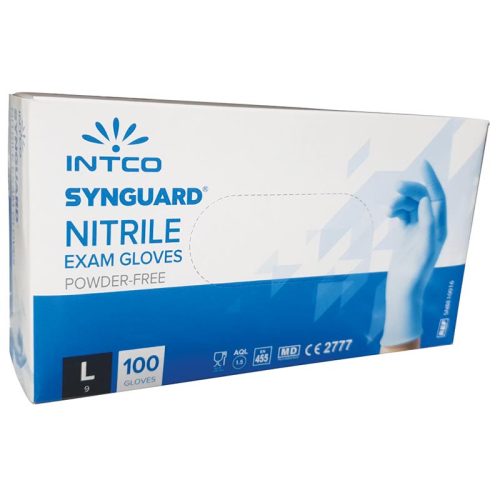 Synguard Nitril púderm. v.kesztyű 100db L