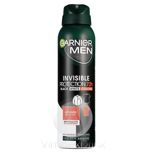 Garnier Men Deo 150ml Invisible BWC 72h