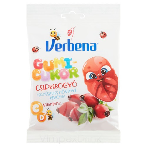 Verbena gumicukor csipkebogyó 90g