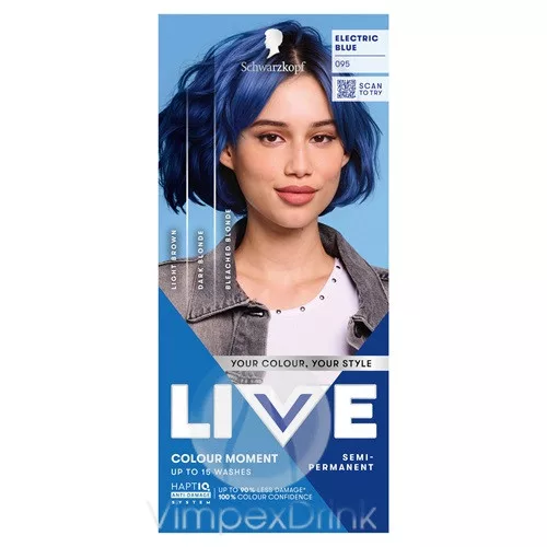 Schw.Live Color hajszínező 95 - Vibráló kék
