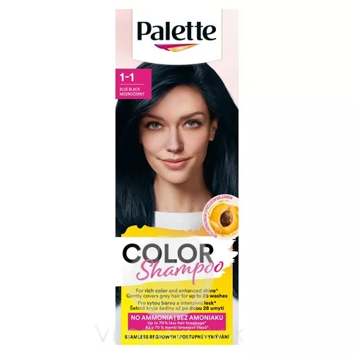 Palette C. Shampoo 1-1 (339) kékesfekete
