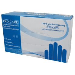 Pro-care G.kesztyű latex S p.mentes 100db