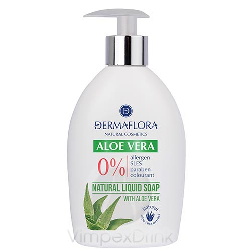 Dermaflora 0% foly. szap. 400ml aloe vera