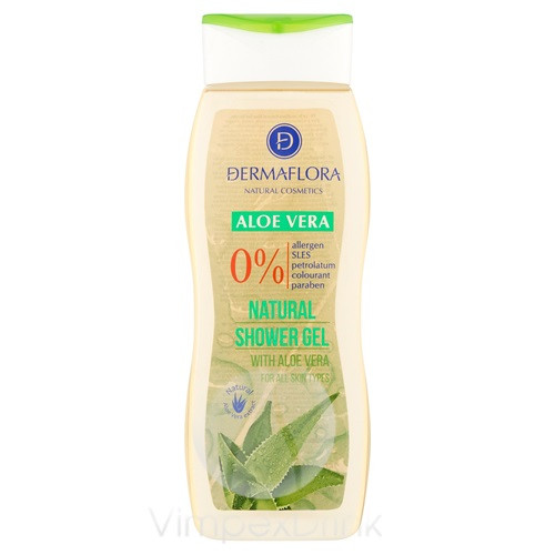 Dermaflora 0% tusfürdő 250ml aloe vera