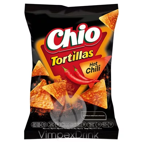 Chio Tortilla Chips Chili 110g /12/
