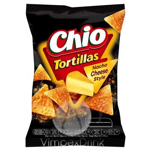 Chio Tortilla Chips  Nacho cheese 110g