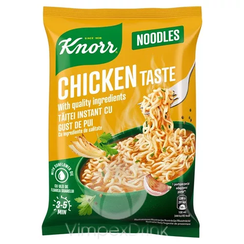 Knorr snacky 61g Csirkés instant tészta