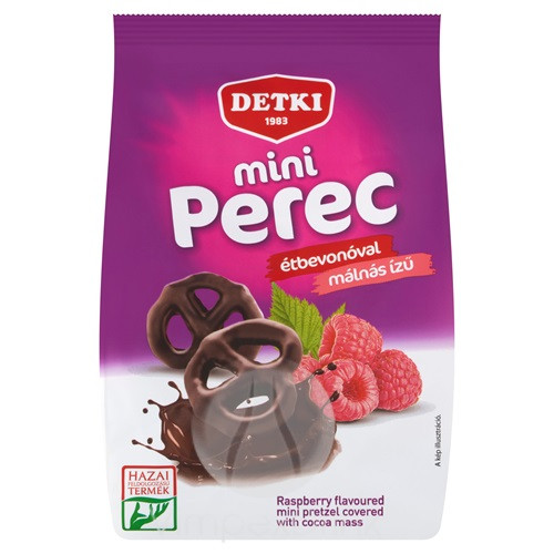 Detki Mini Perec Málnás ét Mártva 160g