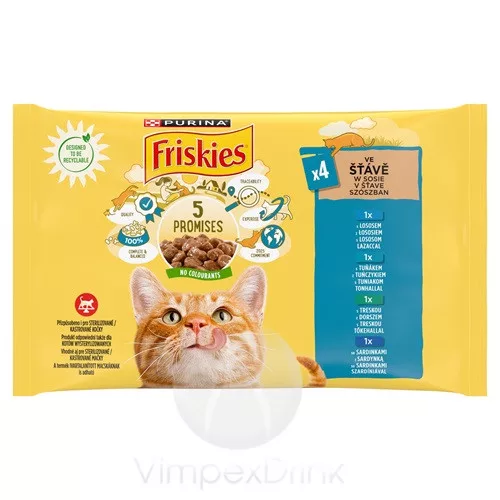 FRISKIES L-T-Sz-T nedves macska 4x85g