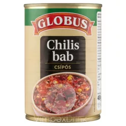 GLOBUS Chilis bab csípős 400g
