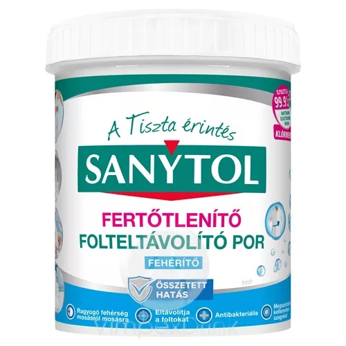 Sanytol fert.folteltávolító por 450g Feh.tex