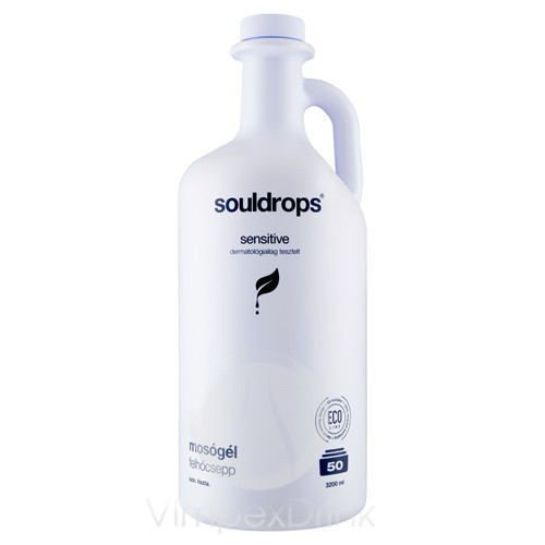 Souldrops mosógél 3,2l Sensitiv 50m