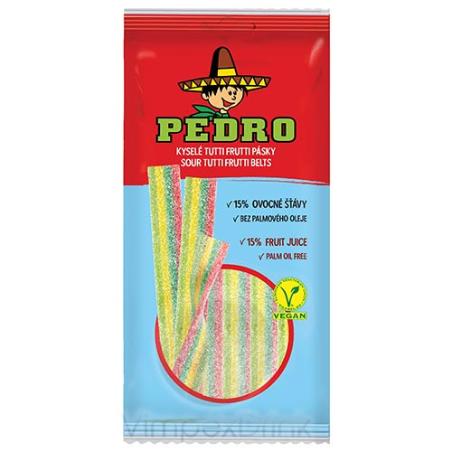 Pedro Gumicukor Tutti Frutti belts 80g