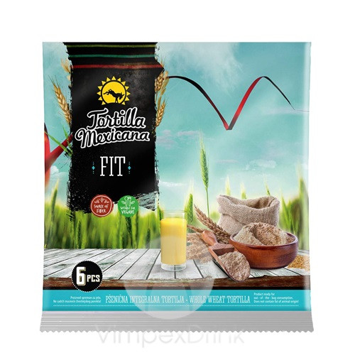 Tortilla Mexicana lágy tortilla fit 390g