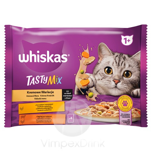 Whiskas alutas 4-pack krémes válog 4*85g