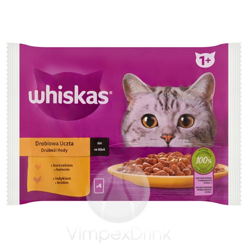 Whiskas alutas 4-pack Szárnyas Válo 4*85g