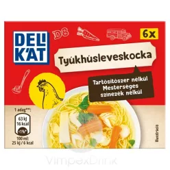 Delikát 60g Tyúkhúsleveskocka