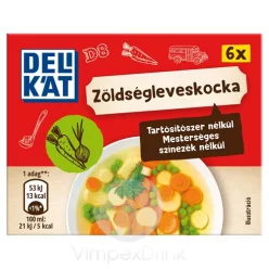 Delikát 60g Zöldségleveskocka