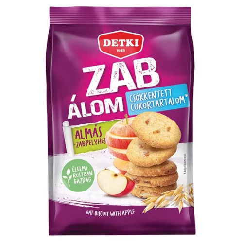 Detki Zab-Álom Almás Zabpely keksz 150g