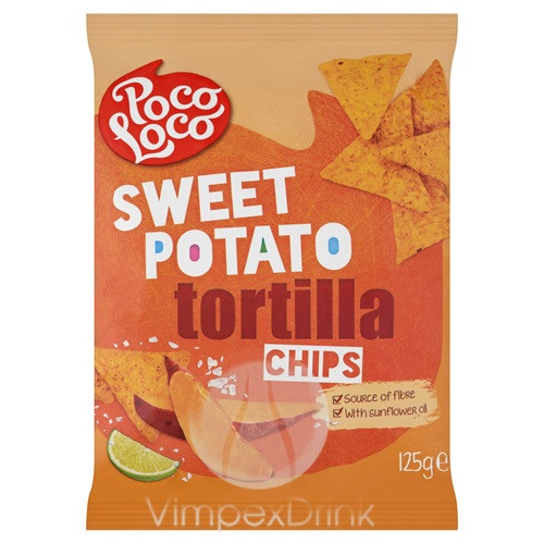 Poco Loco Tortilla chips édesb.-lime 125g