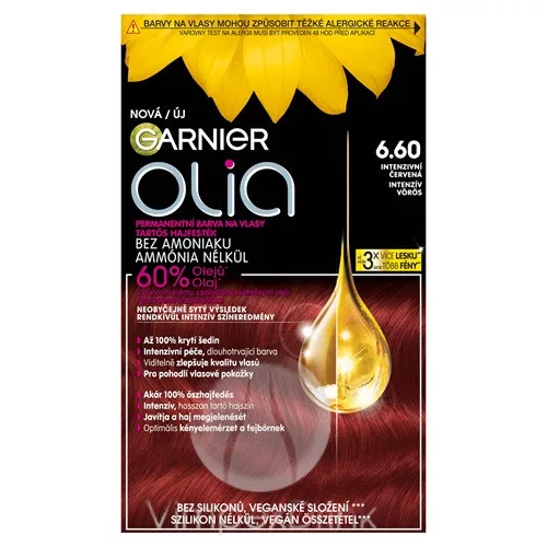 Olia Hajfesték 6.60 Intense Red