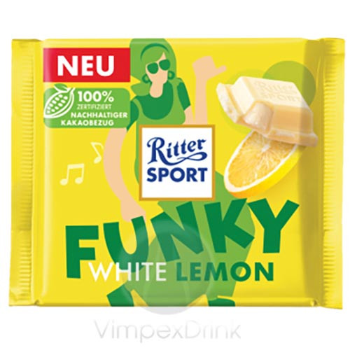 Ritter Sport White Lemon feh.citr.tölt.100g