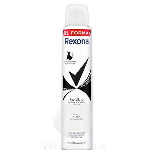 Rexona deo 200ml Invisible B&W