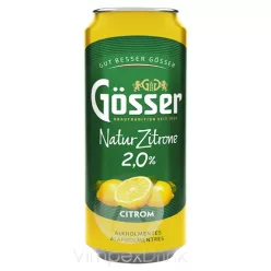 Gösser NaturZitrone 2% 0,5l DOB /24/ DRS