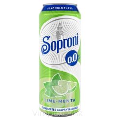 Soproni 0,0% Lime-Menta 0,5l DOB DRS