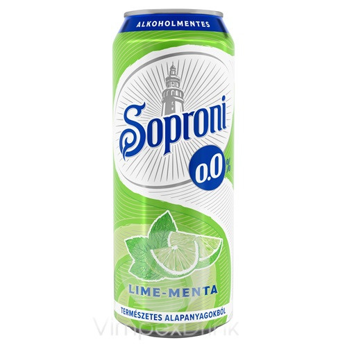 Soproni 0,0% Lime-Menta 0,5l DOB DRS