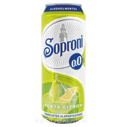 Soproni 0,0% Körte-Citrom 0,5l DOB DRS