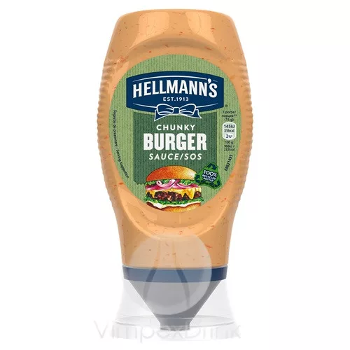 Hellmann's szósz 258g Chunky Burger
