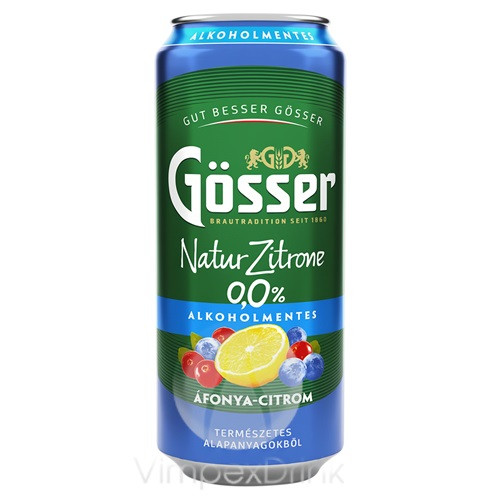 Gösser Nat.Zit. Áf.-Citr.0% 0,5l DOB DRS