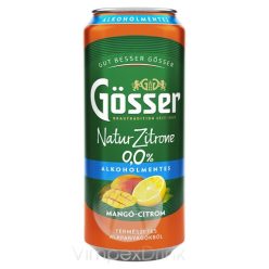 Gösser Nat.Zit.Mangó-Citr.0% 0,5ldob-DRS
