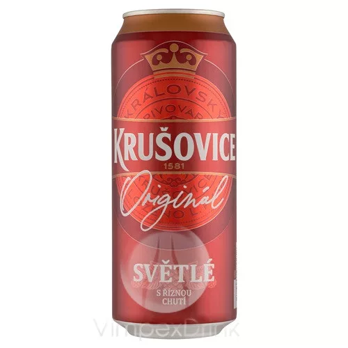Krusovice Svetlé 0,5l DOB /24/ - DRS