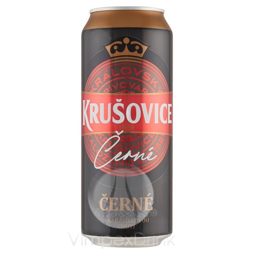 Krusovice Cerne BARNA 0,5l DOB - DRS