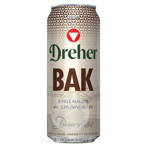 Dréher BAK 0,5L doboz 7,3% /24/ DRS