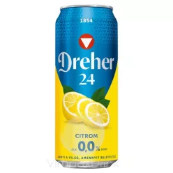 Dréher 24 Citrom 0,0% 0,5 DOB DRS