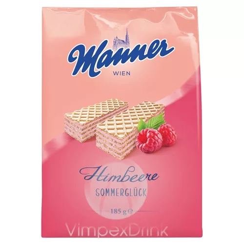 Manner málnás nyári ostya 185g /12/