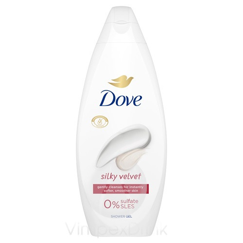 Dove tusfürdő 250ml Silky Velvet