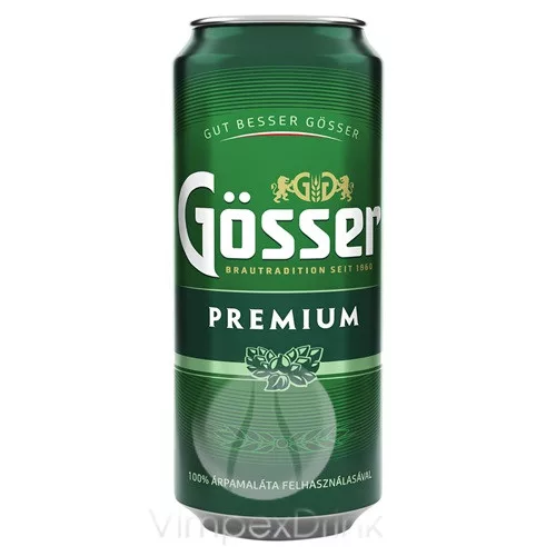 Gösser Premium 0,5l dobozos /24/ - DRS